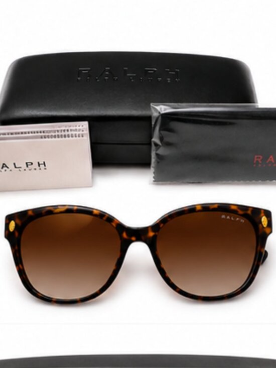 Ralph Lauren Accessories - BNIB Ralph Lauren Tortoise Cat Eye Black Havana Sunglasses RA5305U